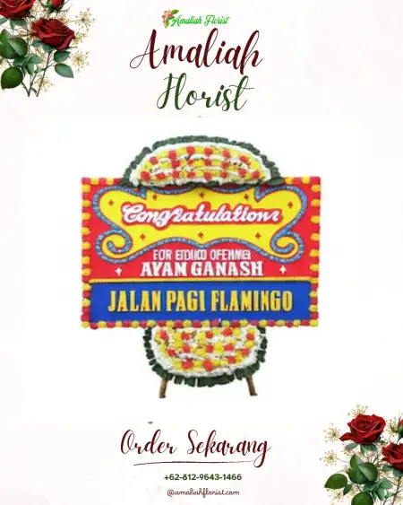 Sewa Papan Bunga Maor